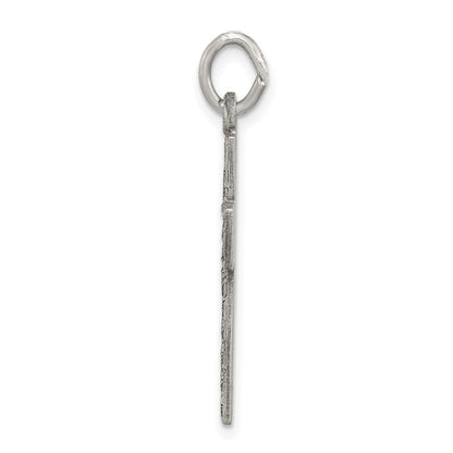 Sterlingsilber Antikisiert Kreuz Charm