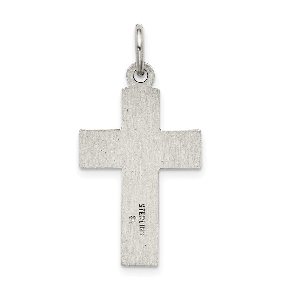 Sterlingsilber Antikisiert Kreuz Charm