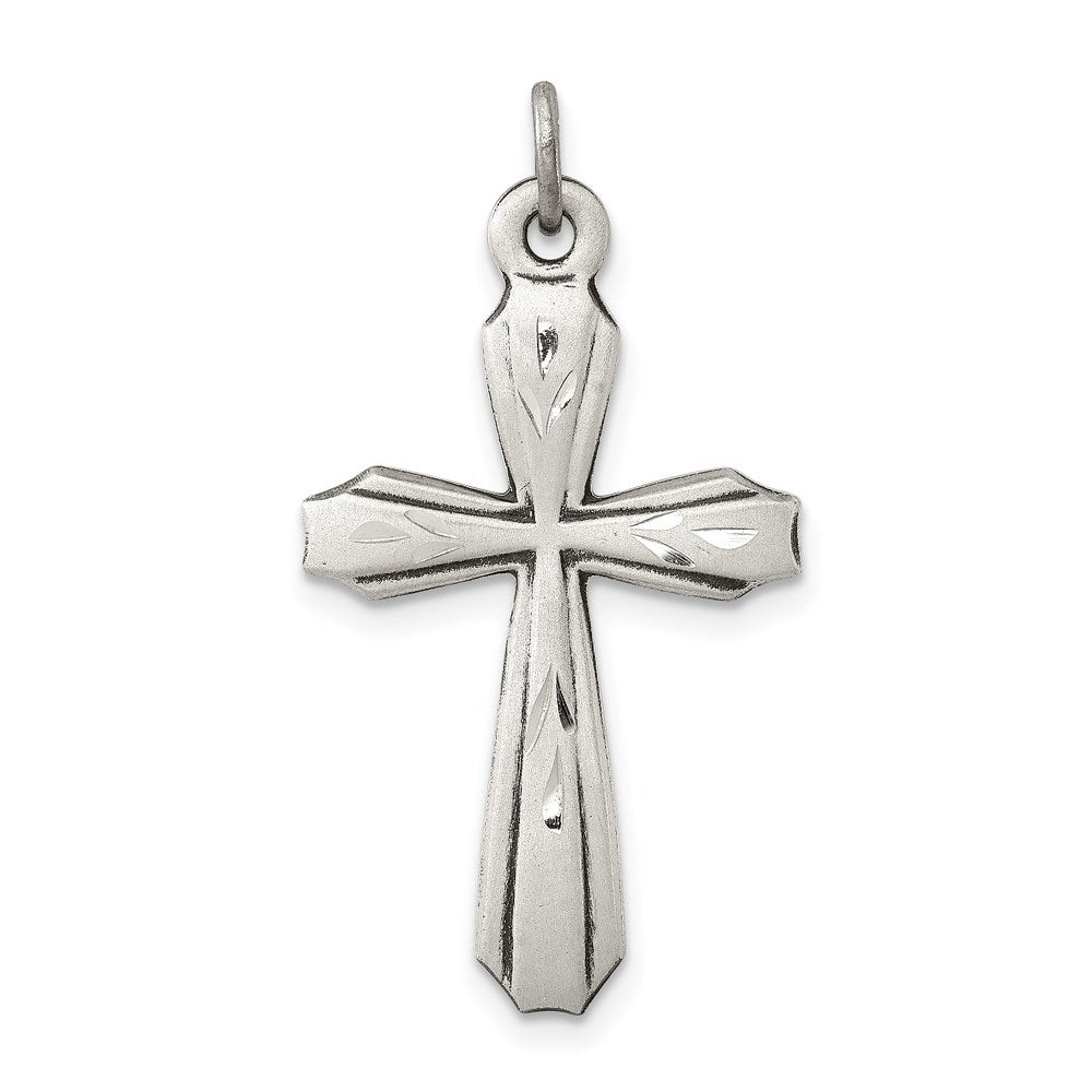 Sterlingsilber Antikisiert Kreuz Anhänger