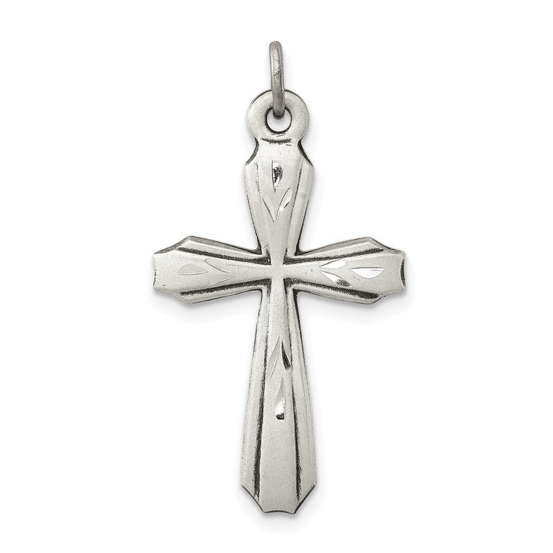 Sterlingsilber Antikisiert Kreuz Anhänger
