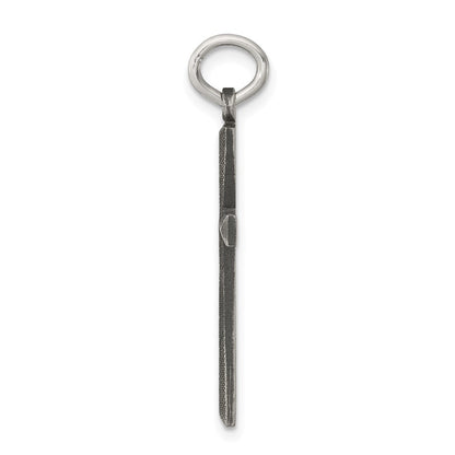Sterlingsilber Antikisiert Kreuz Charm