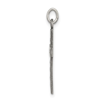 Sterlingsilber Antikisiert Kreuz Charm