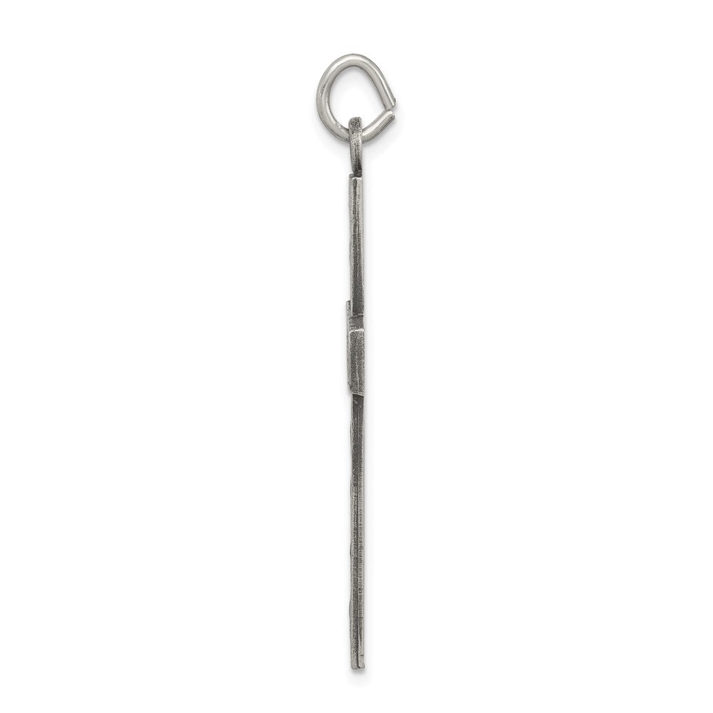 Sterlingsilber Antikisiert Kreuz Anhänger