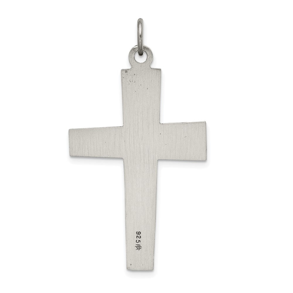 Sterlingsilber Antikisiert Kreuz Anhänger