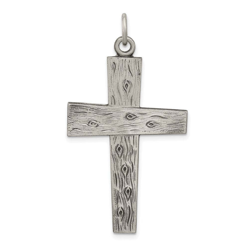 Sterlingsilber Antikisiert Kreuz Anhänger