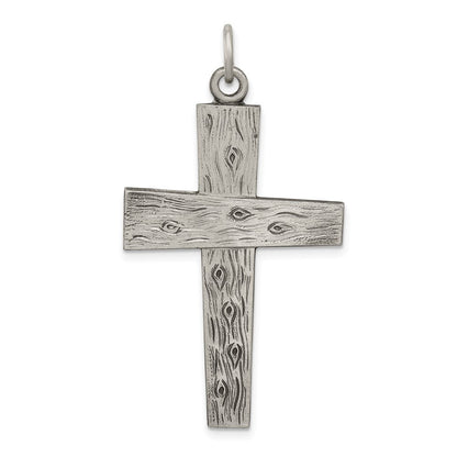 Sterlingsilber Antikisiert Kreuz Anhänger