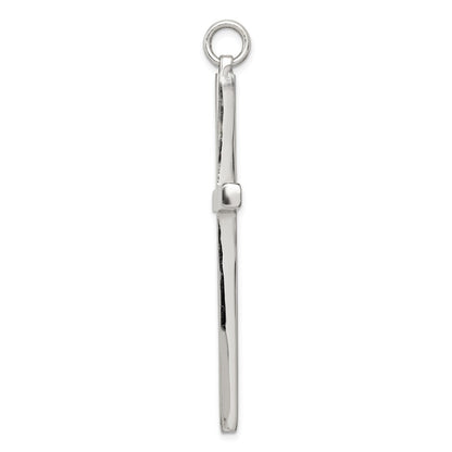 Sterlingsilber Lateinisch Kreuz Anhänger