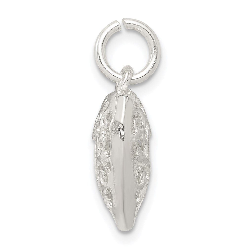 Sterlingsilber Filigran Herz Charm