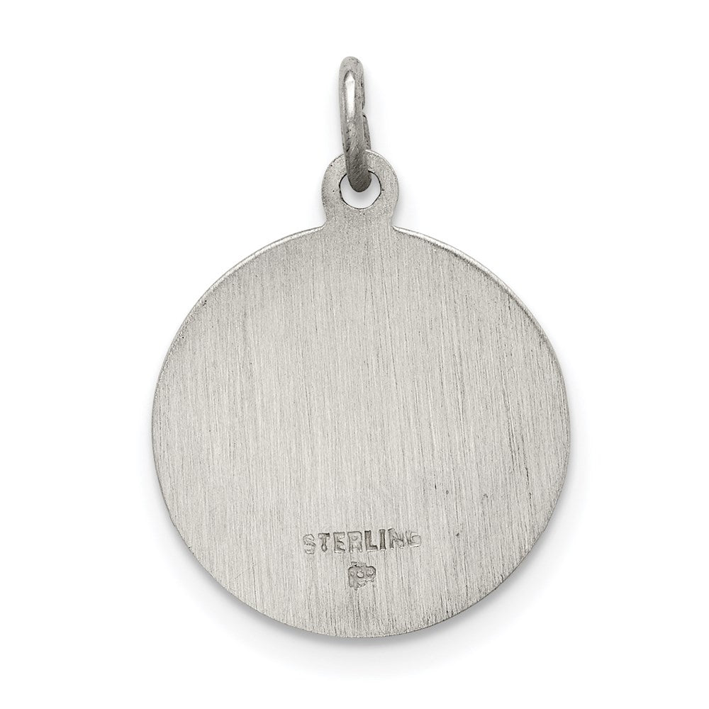 Sterlingsilber Firmung Medaille