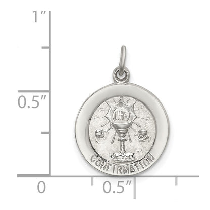 Sterlingsilber Firmung Medaille