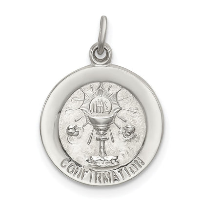 Sterlingsilber Firmung Medaille