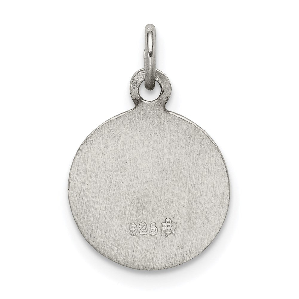 Sterlingsilber Firmung Medaille