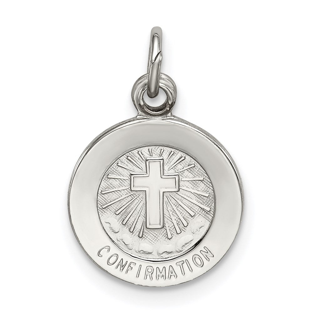 Sterlingsilber Firmung Medaille