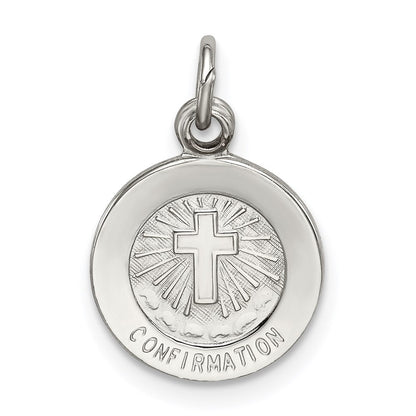 Sterlingsilber Firmung Medaille