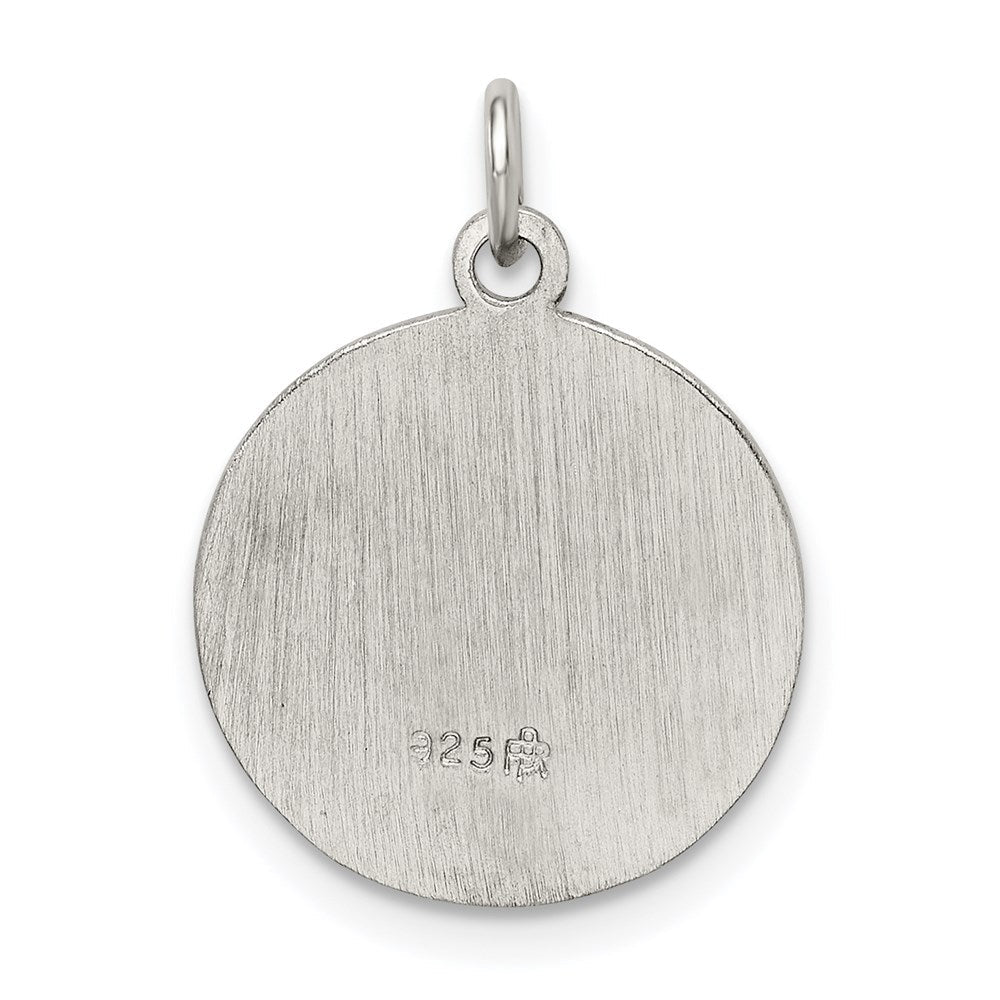 Sterlingsilber Firmung Medaille