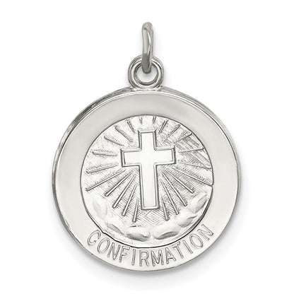 Sterlingsilber Firmung Medaille
