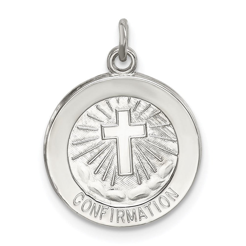 Sterlingsilber Firmung Medaille