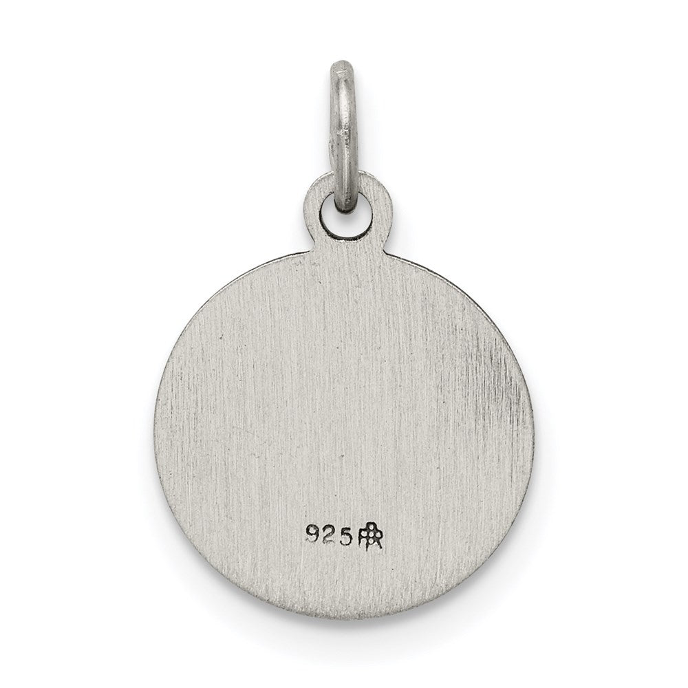 Sterlingsilber Antikisiert Firmung Medaille