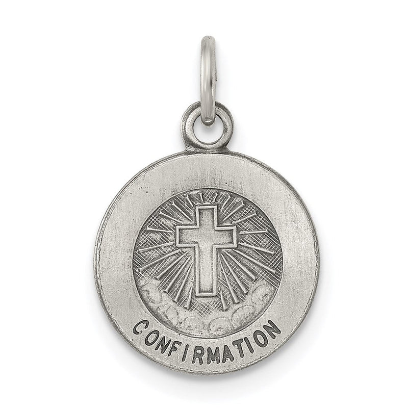 Sterlingsilber Antikisiert Firmung Medaille