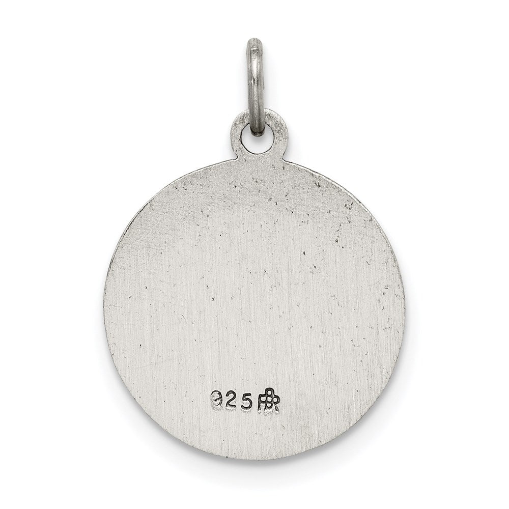 Sterlingsilber Antikisiert Firmung Medaille