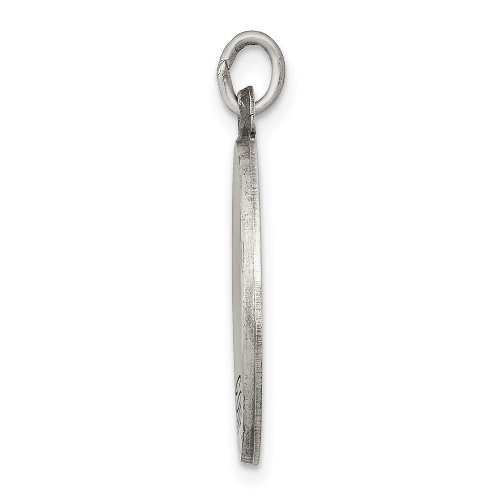 Sterlingsilber Antikisiert Firmung Medaille