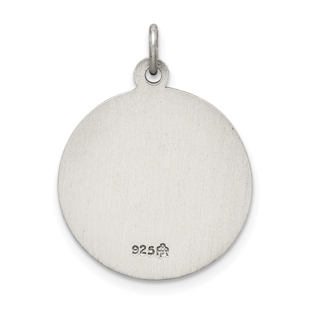 Sterlingsilber Antikisiert Firmung Medaille
