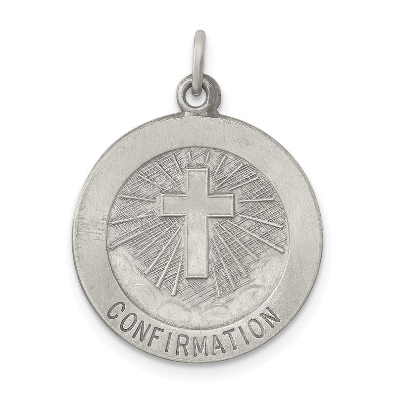 Sterlingsilber Antikisiert Firmung Medaille