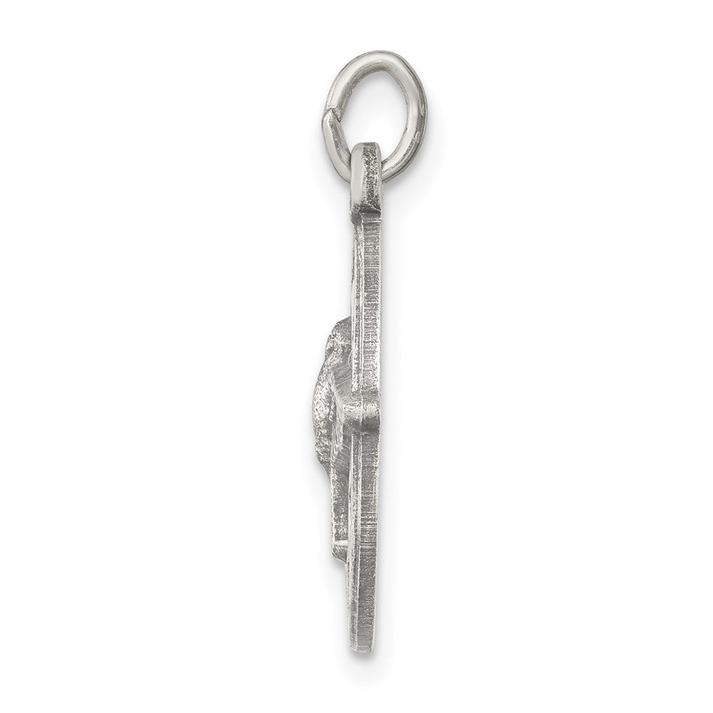 Sterlingsilber Antikisiert Heilig Geist Medaille