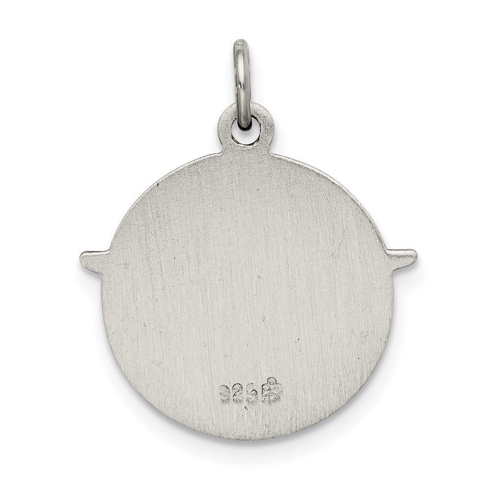 Sterlingsilber Antikisiert Heilig Geist Medaille