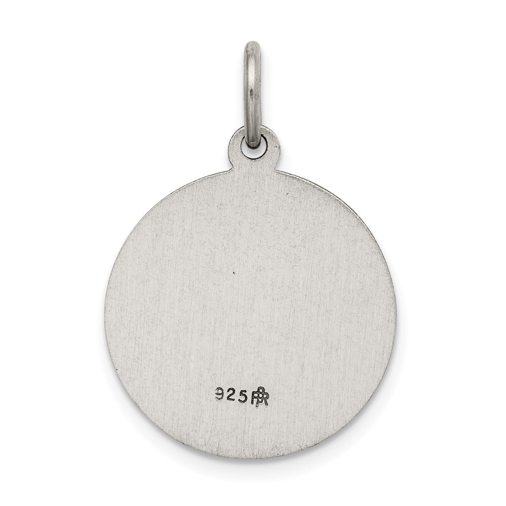 Sterlingsilber Antikisiert Heilig Geist Medaille