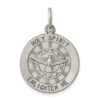 Sterlingsilber Antikisiert Heilig Geist Medaille