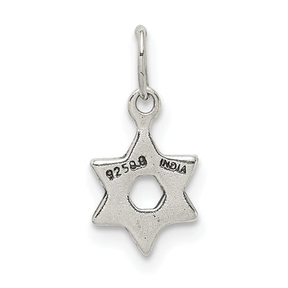 Sterlingsilber Klein Stern Of David Charm