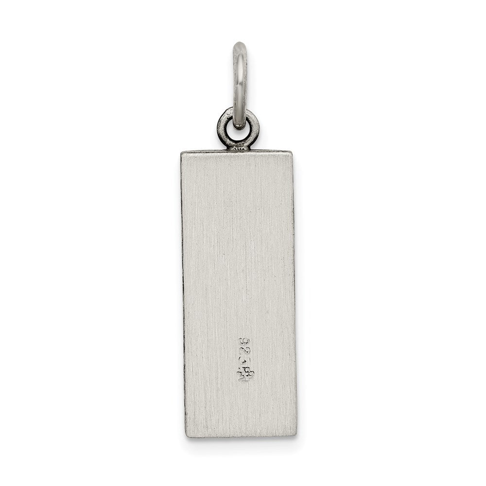 Sterlingsilber Antikisiert Mezuzah Anhänger