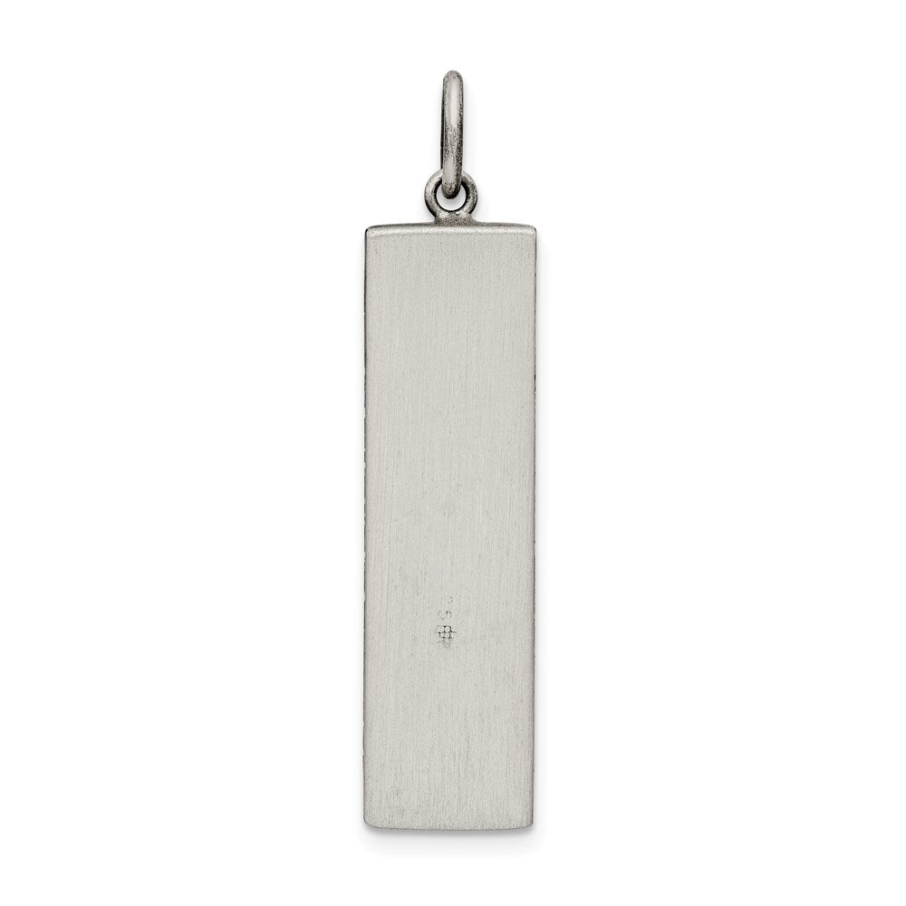 Sterlingsilber Antikisiert Mezuzah Anhänger