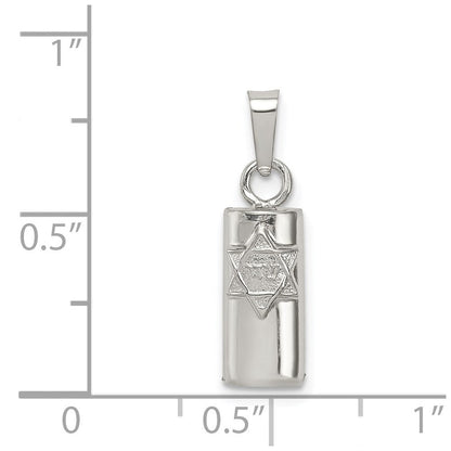 Sterlingsilber Mezuzah Anhänger
