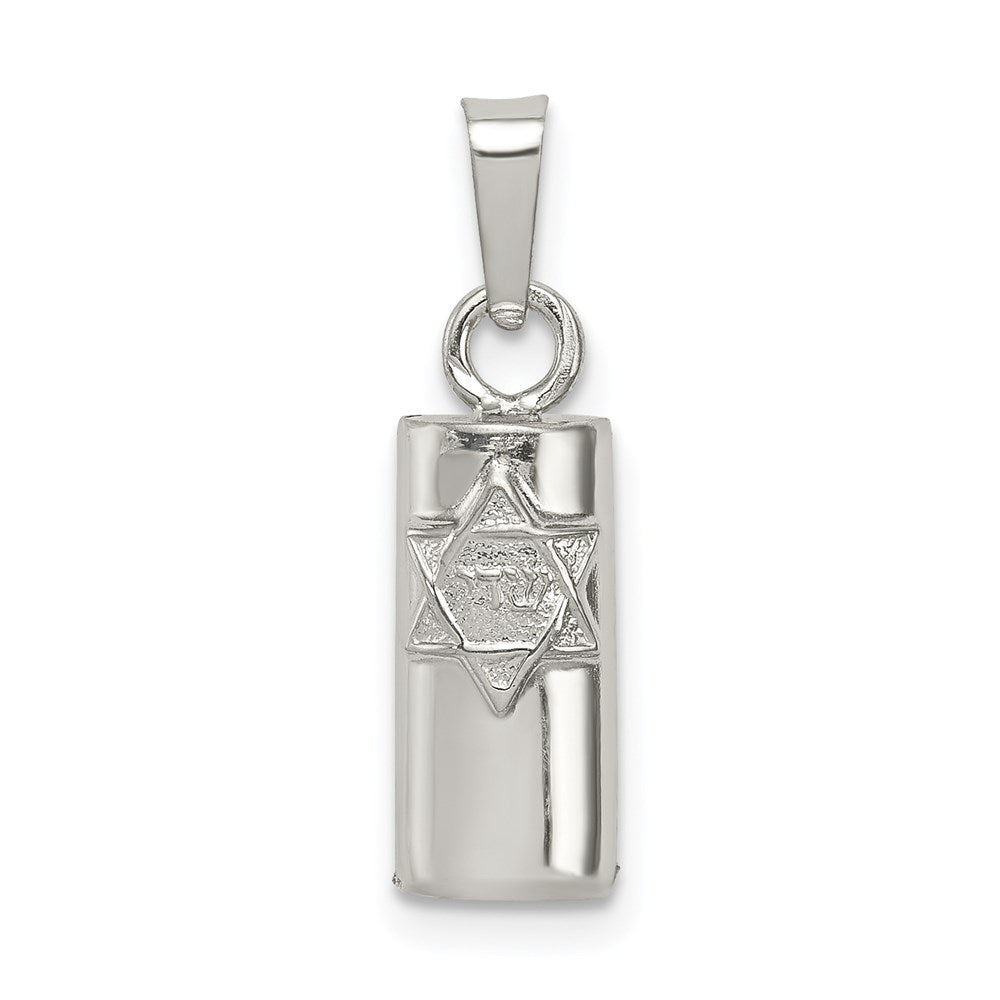 Sterlingsilber Mezuzah Anhänger