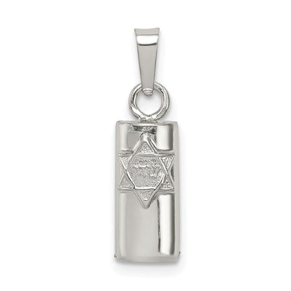 Sterlingsilber Mezuzah Anhänger