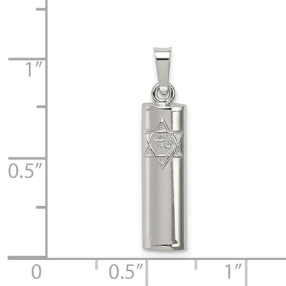 Sterlingsilber Mezuzah Anhänger