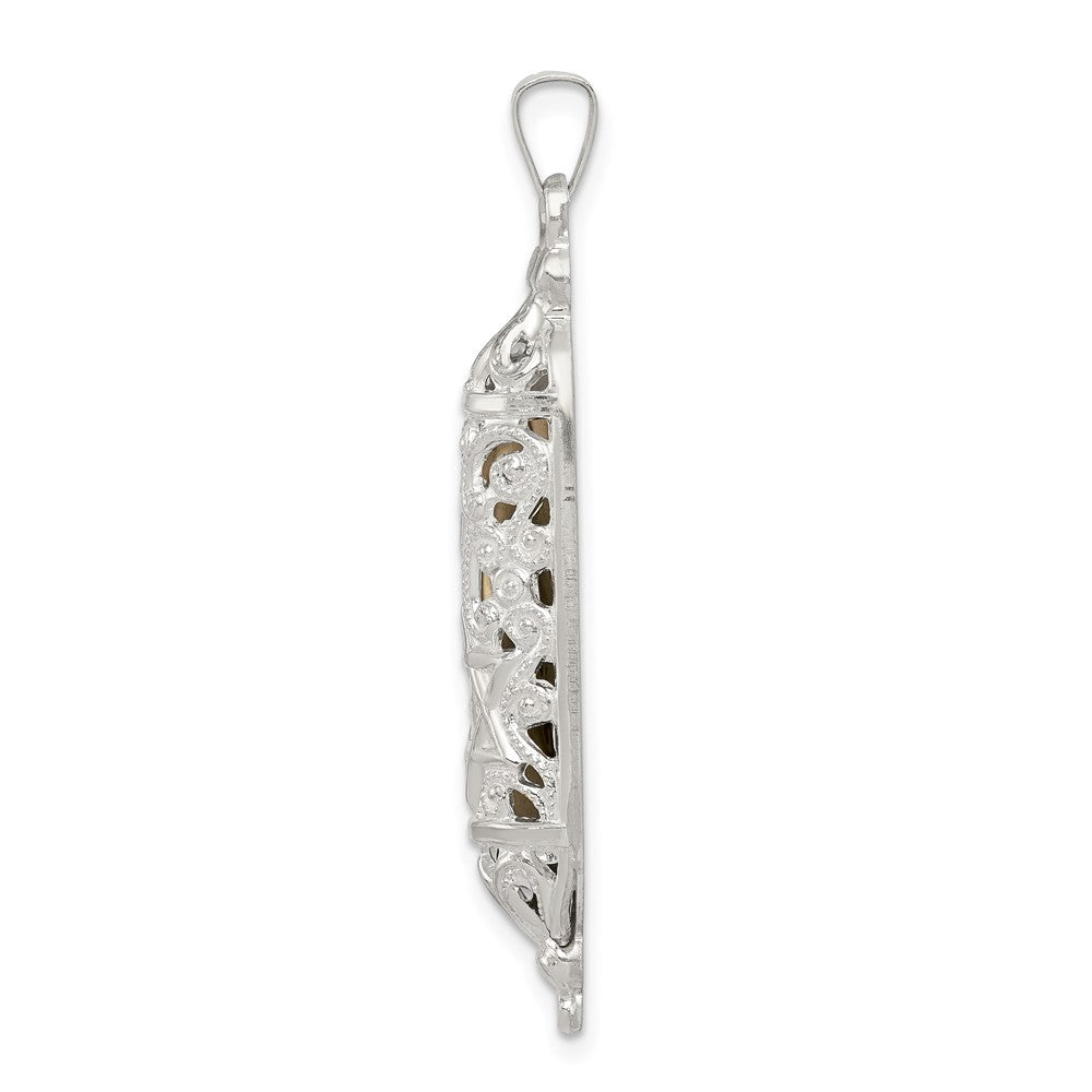 Sterlingsilber Fantasie Mezuzah Anhänger