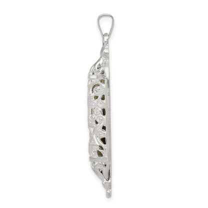 Sterlingsilber Fantasie Mezuzah Anhänger