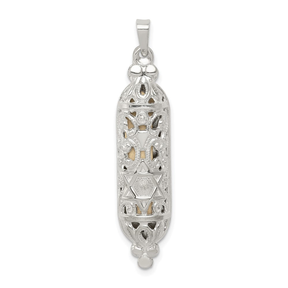 Sterlingsilber Fantasie Mezuzah Anhänger