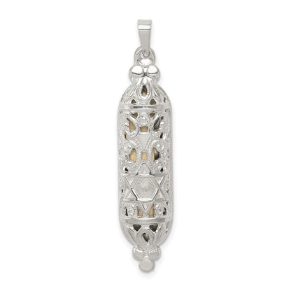 Sterlingsilber Fantasie Mezuzah Anhänger