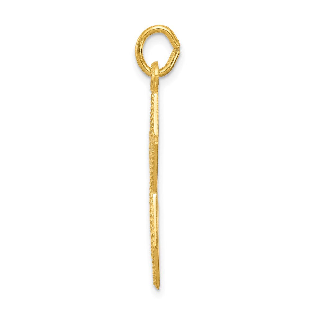 Sterlingsilber 24K Vergoldet Stern Of David Anhänger