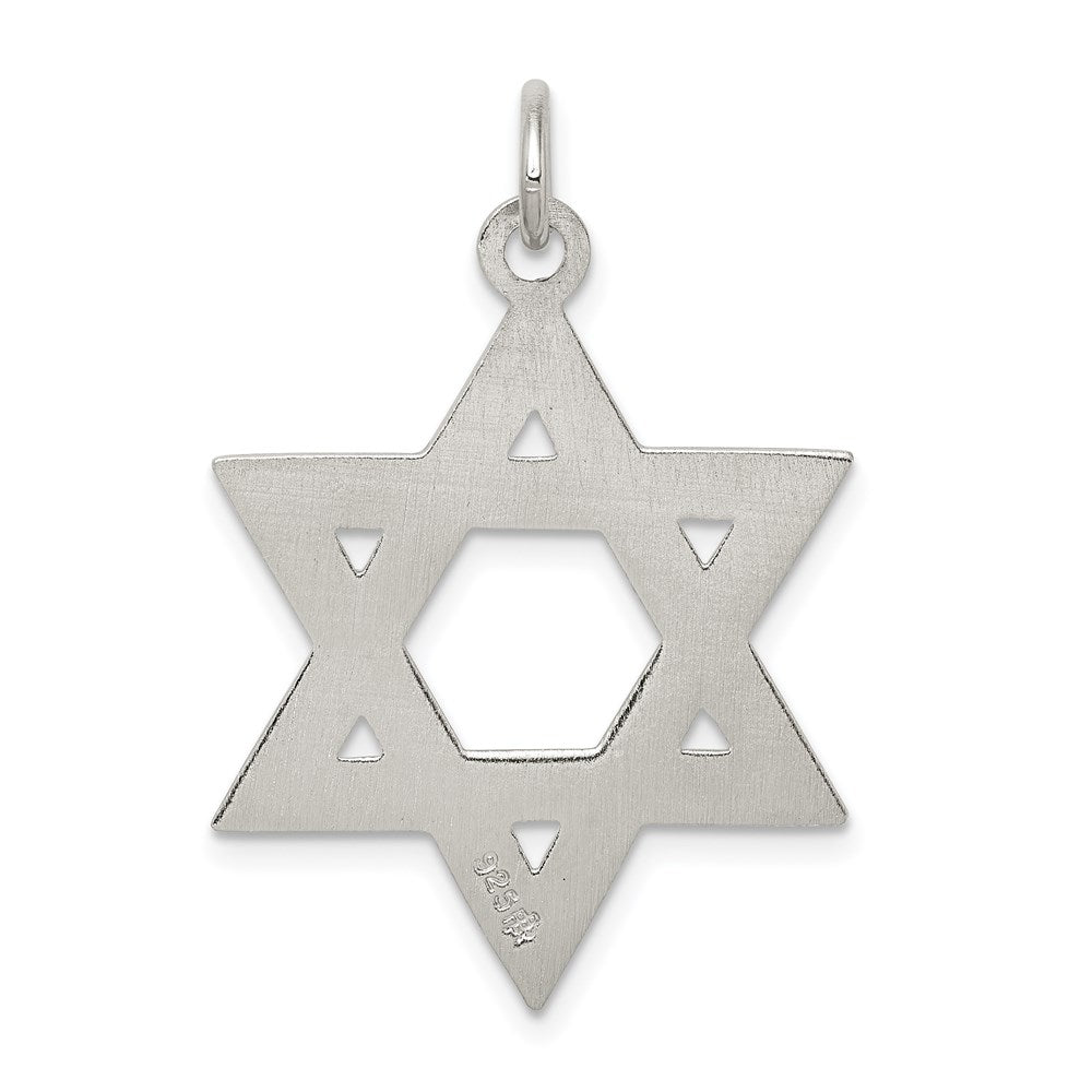Sterlingsilber Stern Of David Charm