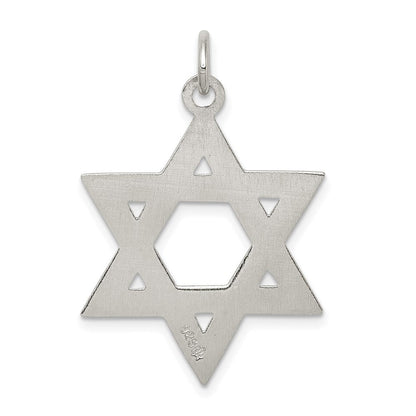 Sterlingsilber Stern Of David Charm