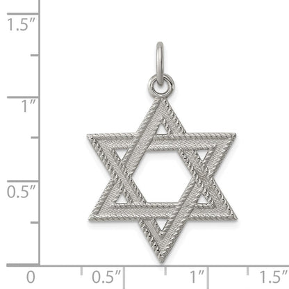 Sterlingsilber Stern Of David Charm