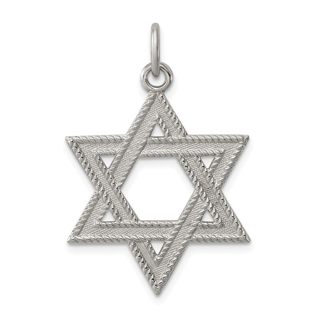 Sterlingsilber Stern Of David Charm
