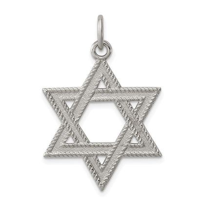 Sterlingsilber Stern Of David Charm