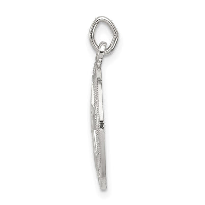 Sterlingsilber Stern Of David Plättchen Charm