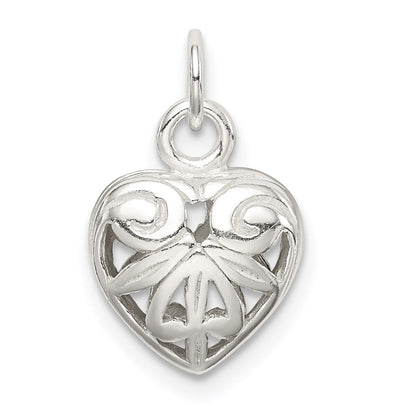 Sterlingsilber Herz Charm
